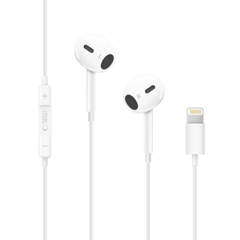 Tech-Protect Ultraboost Core G2 Lightning laidiniai ausinukai, balti (THP4681)