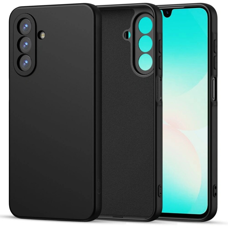 Tech-Protect Icon silikoninis dėklas, skirtas Samsung Galaxy A17 / A18 4G / 5G, juodas (THP4642)