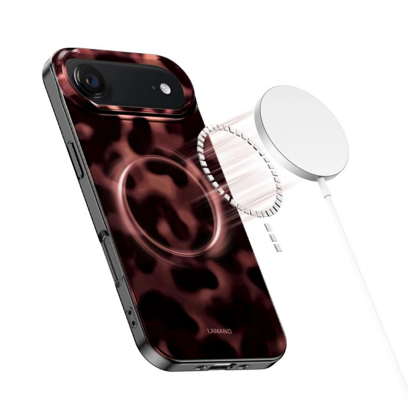 Tech-Protect Lamano MagSafe dėklas, skirtas Apple iPhone Air, juodas ir raudonas