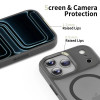 Tech-Protect Magmat MagSafe dėklas, skirtas Apple iPhone 17 Pro, matinis kreidos pilkas