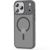 Tech-Protect Magmat MagSafe dėklas, skirtas Apple iPhone 17 Pro Max, matinis kreidinis pilkas