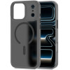 Tech-Protect Magmat MagSafe dėklas, skirtas Apple iPhone 17 Pro Max, matinis kreidinis pilkas