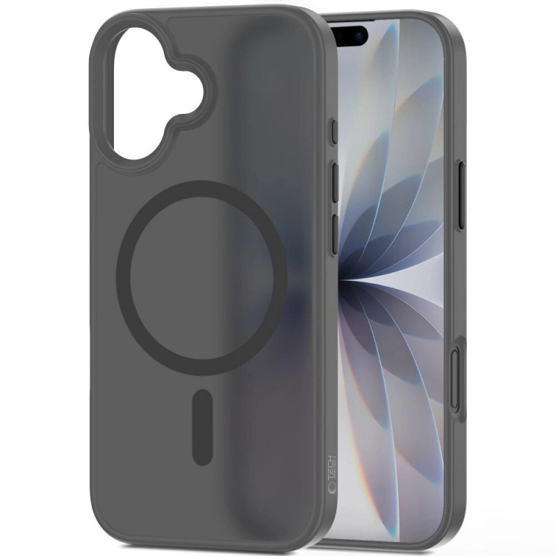 Tech-Protect Magmat MagSafe dėklas THP4950 skirtas Apple iPhone 17, matinis kreidinis pilkas