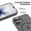Tech-Protect Magmat MagSafe dėklas THP4950 skirtas Apple iPhone 17, matinis kreidinis pilkas