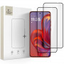 Tech-Protect Glass Fit+ grūdintas stiklas, skirtas Motorola Edge 50 Neo / 60 Neo, juodas (2 vnt.)