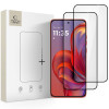 Tech-Protect Glass Fit+ grūdintas stiklas, skirtas Motorola Edge 50 Neo / 60 Neo, juodas (2 vnt.)
