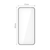 Tech-Protect Glass Fit+ grūdintas stiklas, skirtas Motorola Edge 50 Neo / 60 Neo, juodas (2 vnt.)