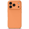 Tech-Protect silikoninis MagSafe dėklas, skirtas Apple iPhone 17 Pro, Cosmic Orange