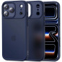 Tech-Protect Magmat dėklas, skirtas Apple iPhone 17 Pro, matinė tamsiai mėlyna