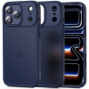 Tech-Protect Magmat dėklas, skirtas Apple iPhone 17 Pro, matinė tamsiai mėlyna