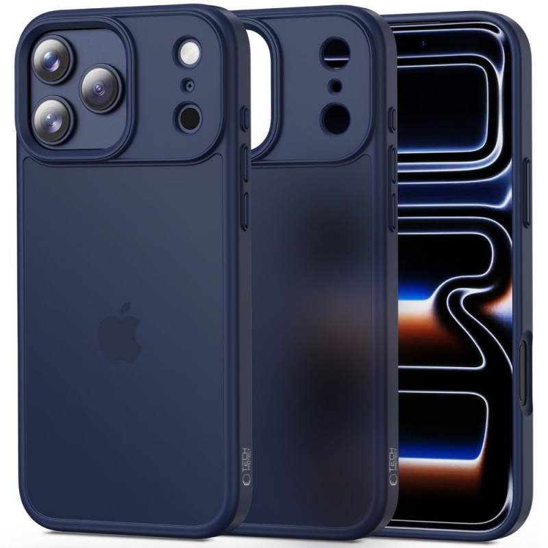 Tech-Protect Magmat dėklas, skirtas Apple iPhone 17 Pro, matinė tamsiai mėlyna