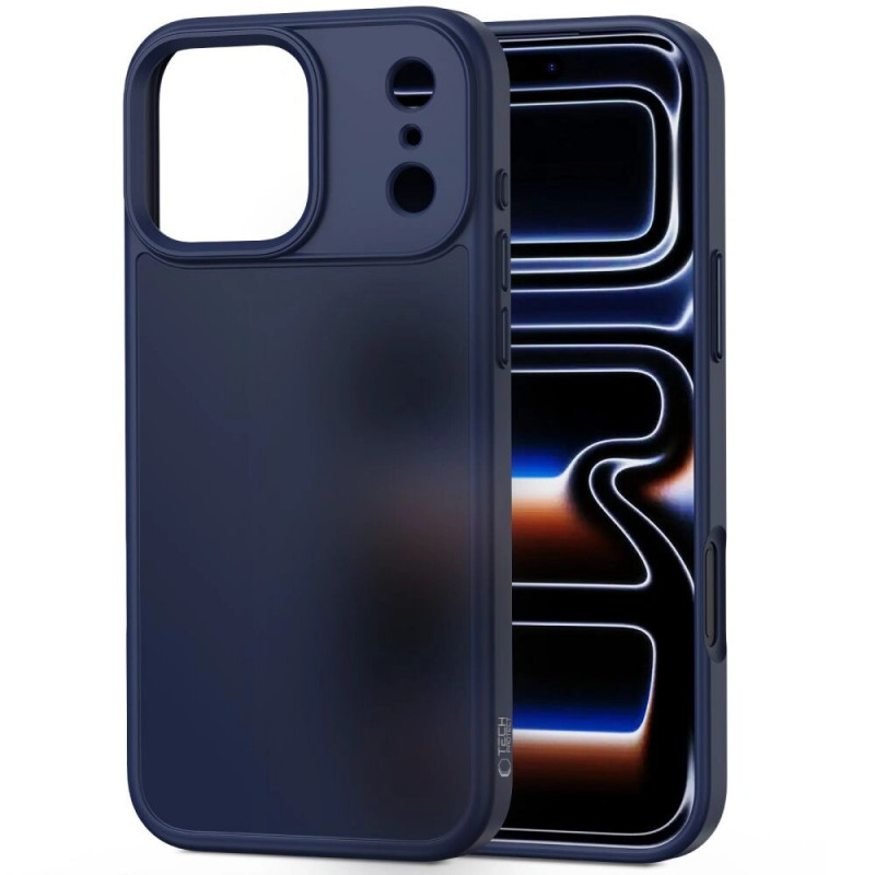 Tech-Protect Magmat dėklas, skirtas Apple iPhone 17 Pro, matinė tamsiai mėlyna