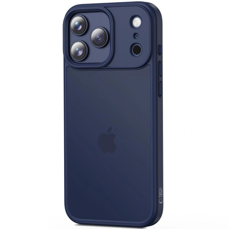 Tech-Protect Magmat dėklas, skirtas Apple iPhone 17 Pro, matinė tamsiai mėlyna