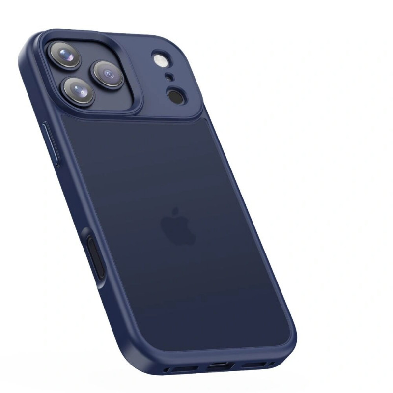 Tech-Protect Magmat dėklas, skirtas Apple iPhone 17 Pro, matinė tamsiai mėlyna