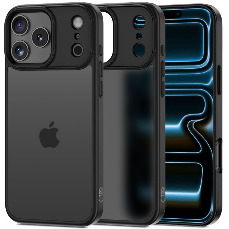 Tech-Protect Magmat dėklas, skirtas Apple iPhone 17 Pro Max, matinis juodas