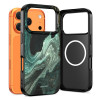 Tech-Protect Lamano MagSafe dėklas, skirtas Apple iPhone 17 Pro Max, Verde Aura
