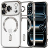 Tech-Protect MagFlex MagSafe dėklas, skirtas Apple iPhone 17 Pro, Shiny Silver
