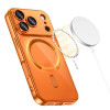 Tech-Protect MagFlex MagSafe dėklas Apple iPhone 17 Pro, Shiny Cosmic Orange