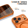 Tech-Protect MagFlex MagSafe dėklas Apple iPhone 17 Pro, Shiny Cosmic Orange