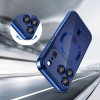 Tech-Protect MagFlex MagSafe dėklas skirtas Apple iPhone 17 Pro, Shiny Deep Blue