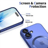 Tech-Protect MagFlex MagSafe dėklas, skirtas Apple iPhone 17, Shiny Mist Blue