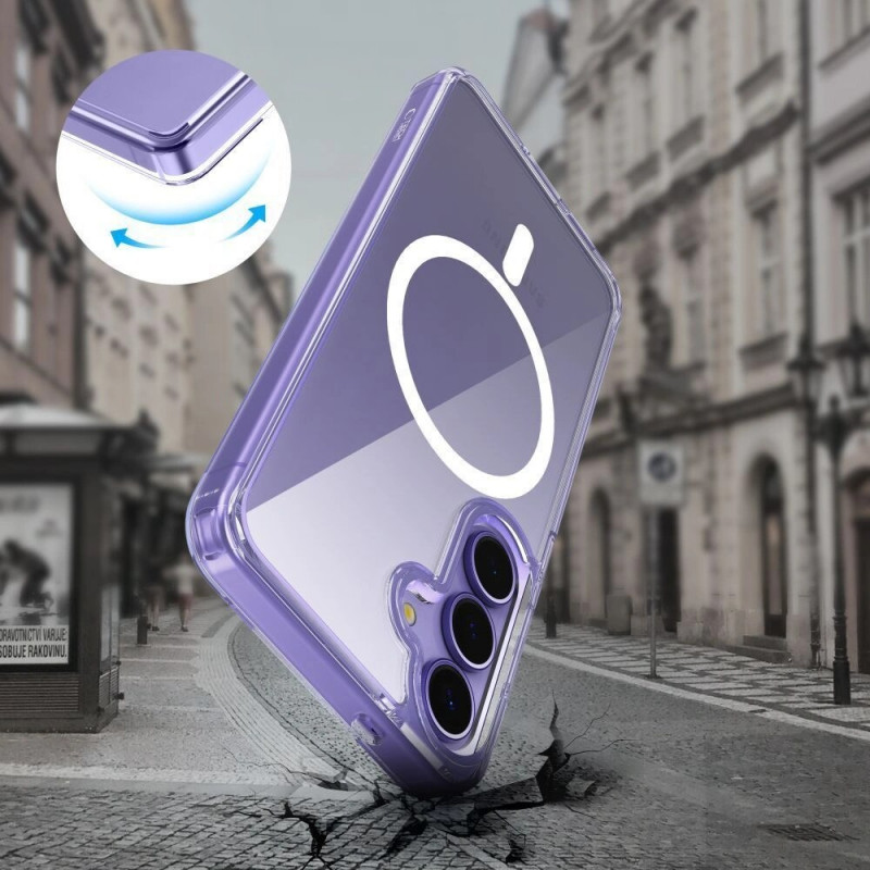 Tech-Protect Flexair Hybrid MagSafe dėklas, skirtas Xiaomi 15T, permatomas