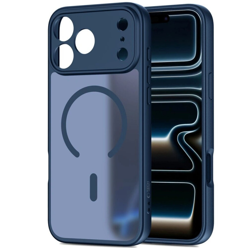 Tech-Protect BasicMag MagSafe dėklas Apple iPhone 17 Pro Max, matinė tamsiai mėlyna