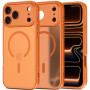 Tech-Protect Tech-Protect BasicMag MagSafe dėklas, skirtas Apple iPhone 17 Pro, matinė Cosmic Orange spalvos