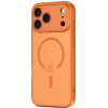 Tech-Protect Tech-Protect BasicMag MagSafe dėklas, skirtas Apple iPhone 17 Pro, matinė Cosmic Orange spalvos