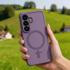 Tech-Protect Magmat MagSafe dėklas skirtas Samsung Galaxy S26, Matte Cobalt Violet