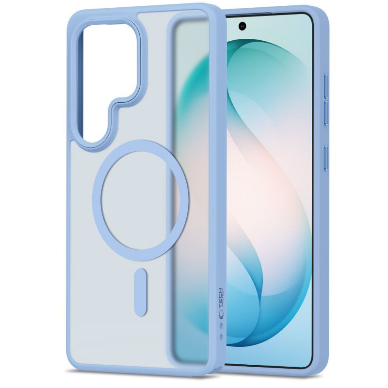 Tech-Protect Magmat MagSafe dėklas skirtas Samsung Galaxy S26 Ultra, Matte Sky Blue
