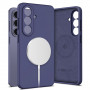Tech-Protect silikoninis MagSafe dėklas Samsung Galaxy S26, Cobalt Violet