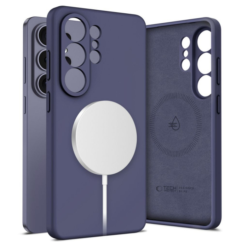 Tech-Protect silikoninis MagSafe dėklas skirtas Samsung Galaxy S26 Ultra, Cobalt Violet