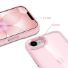 Tech-Protect Magmat dėklas, skirtas Apple iPhone 16e / 17e, Soft Pink/clear