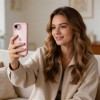 Tech-Protect Magmat dėklas, skirtas Apple iPhone 16e / 17e, Soft Pink/clear