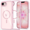 Tech-Protect Magmat MagSafe dėklas, skirtas Apple iPhone 16e / 17e, Soft Pink/clear
