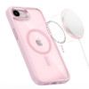 Tech-Protect Magmat MagSafe dėklas, skirtas Apple iPhone 16e / 17e, Soft Pink/clear