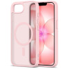 Tech-Protect BasicMag MagSafe dėklas, skirtas Apple iPhone 16e / 17e, matinės Soft Pink spalvos