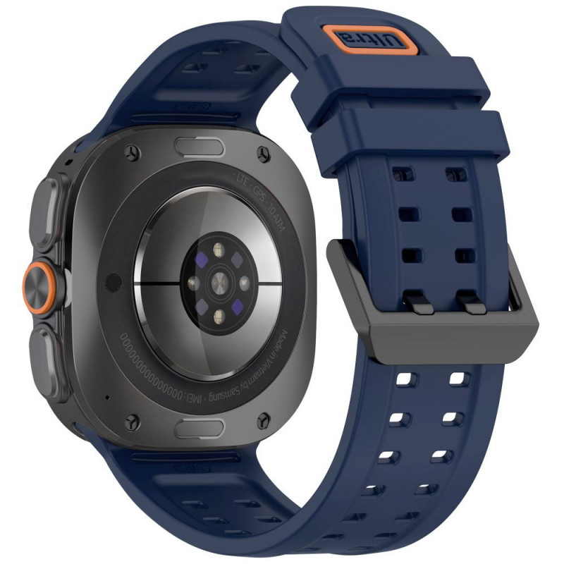 Tech-Protect silikoninis Air dirželis, skirtas Samsung Galaxy Watch Ultra 1 / 2 (2024-2026) 47 mm, Navy Blue
