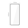 Tech-Protect Glass Fit+ grūdintas stiklas, skirtas Motorola Moto G57 / G57 Power / G67 Power (2 vnt.), juodas