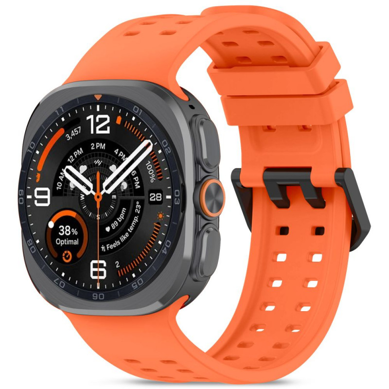 Tech-Protect silikoninis Air dirželis, skirtas Samsung Galaxy Watch Ultra 1 / 2 (2024-2026) 47 mm, Tangerine Orange
