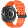 Tech-Protect silikoninis Air dirželis, skirtas Samsung Galaxy Watch Ultra 1 / 2 (2024-2026) 47 mm, Tangerine Orange
