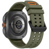 Tech-Protect silikoninis Air dirželis, skirtas Samsung Galaxy Watch Ultra 1 / 2 (2024-2026) 47 mm, Olive Green