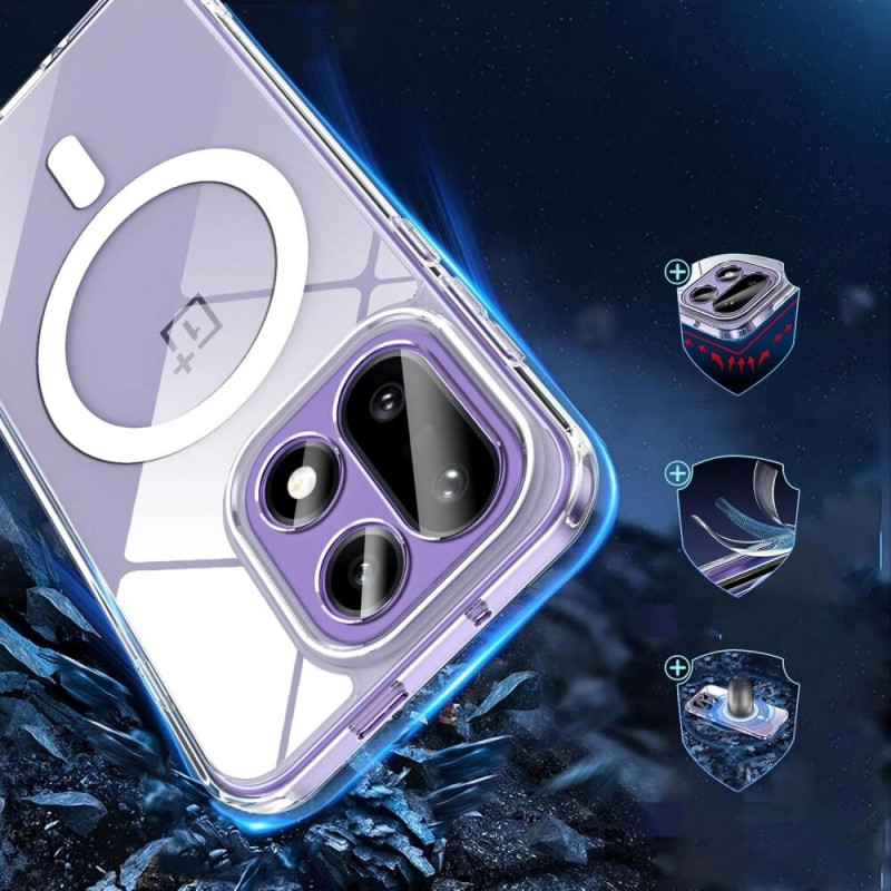 Tech-Protect Flexair Hybrid MagSafe dėklas OnePlus 15 permatomas