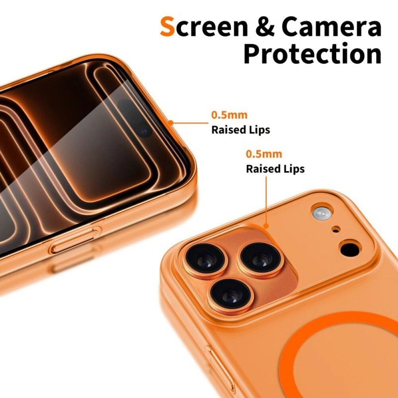 Tech-Protect Magslim MagSafe dėklas Apple iPhone 17 Pro Max matte Cosmic Orange
