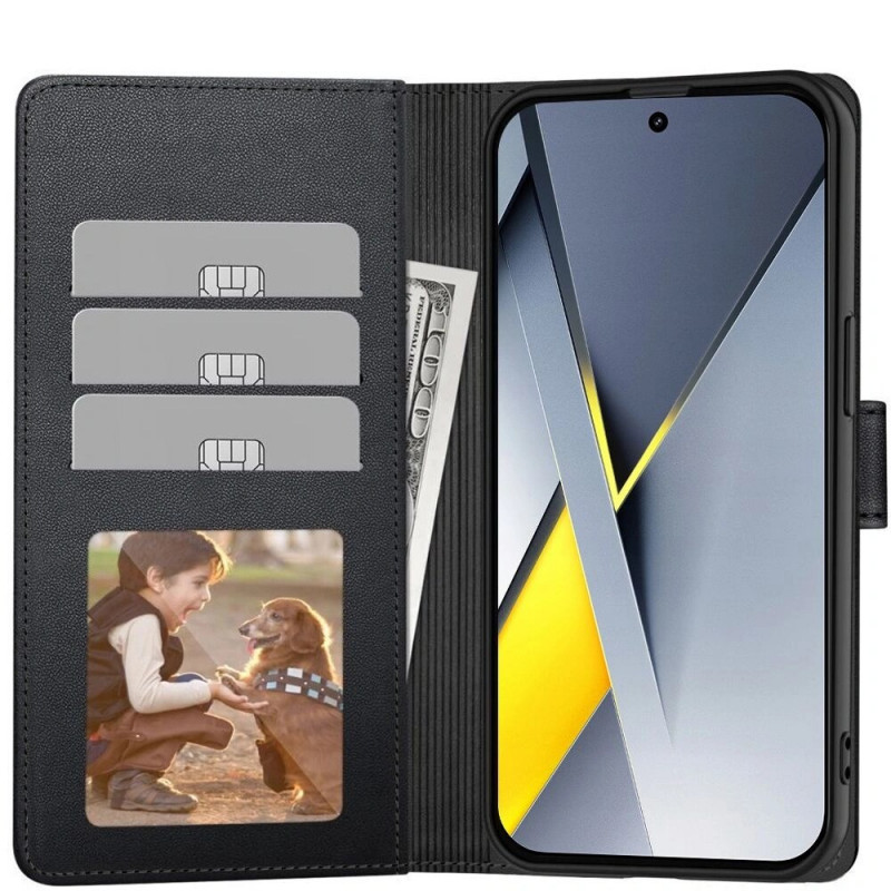 Tech-Protect piniginės tipo dėklas Xiaomi Poco F8 Pro, juodas