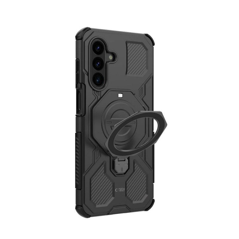 Tech-Protect TacticStand MagSafe dėklas Samsung Galaxy A17 / A18 4G / 5G matinis juodas