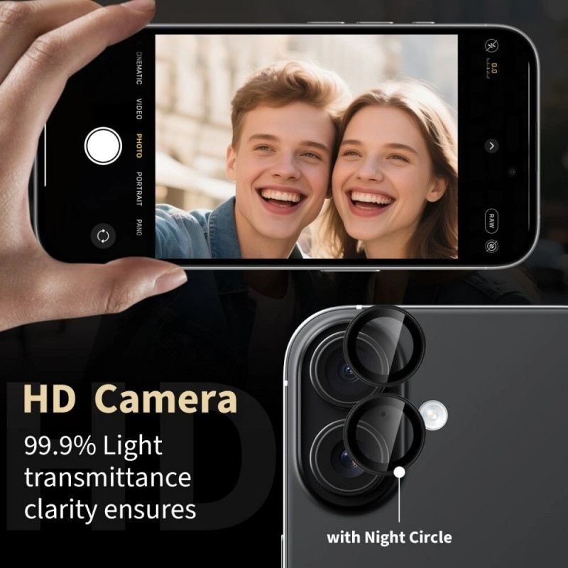 Tech Protect Tech-Protect Camring Fit+ THP5094 fotoaparato dangtelis Xiaomi Redmi Note 15 Pro 5G / 15 Pro+ 5G / POCO M8 Pro, juodas