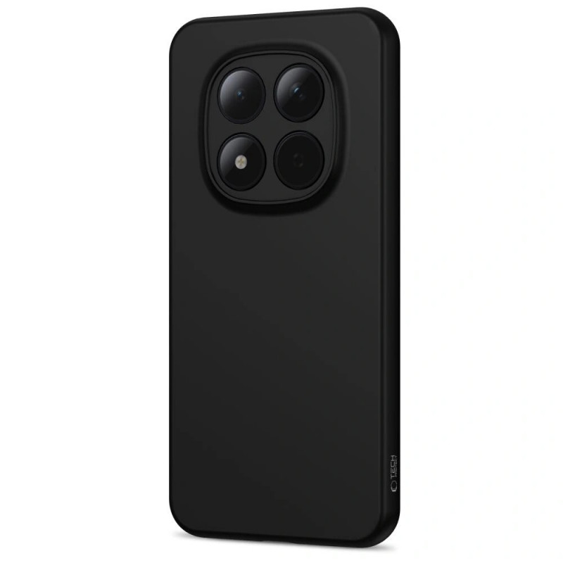 Tech-Protect Icon silikoninis dėklas Xiaomi Redmi Note 15 Pro 5G, juodas