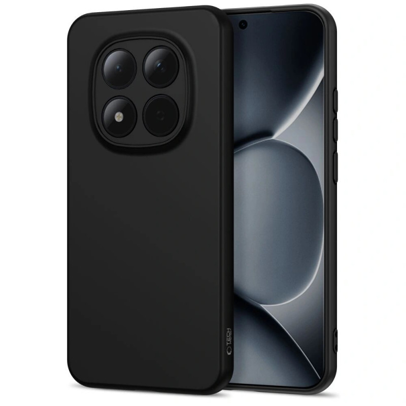 Tech-Protect Icon silikoninis dėklas Xiaomi Redmi Note 15 Pro 5G, juodas